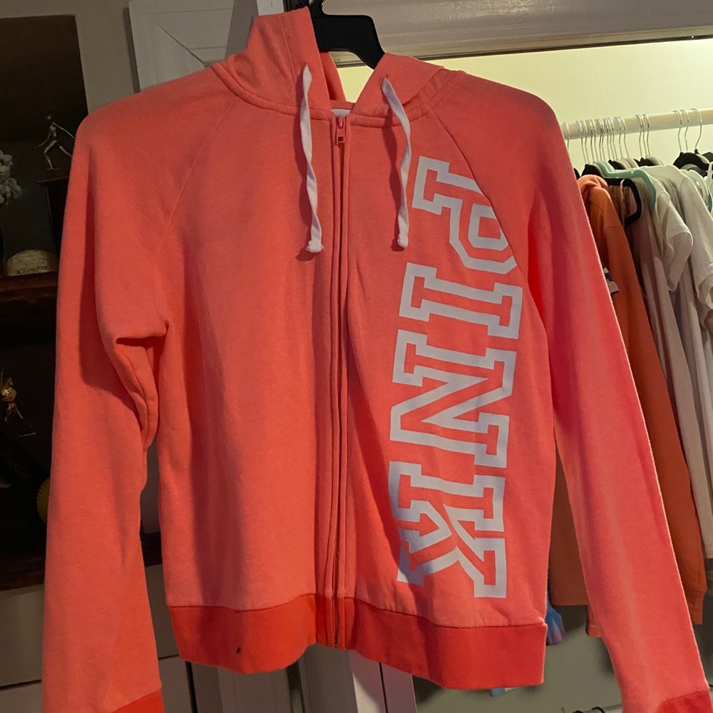NEW PINK ZIP UP